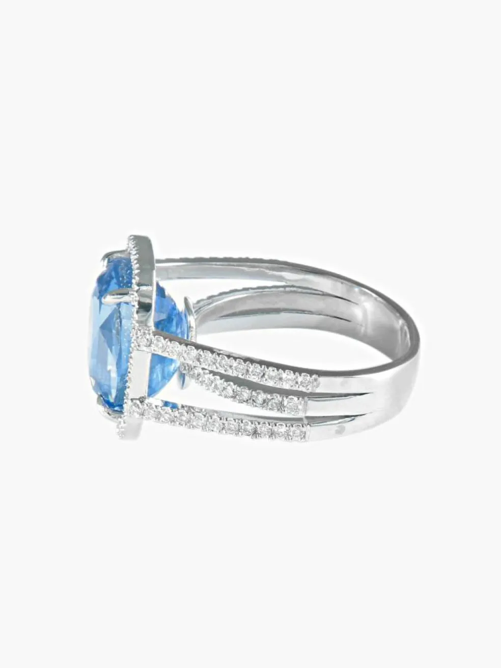 Bague Saphir et Diamants