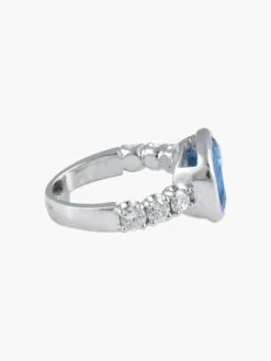 Bague Saphir et Diamants