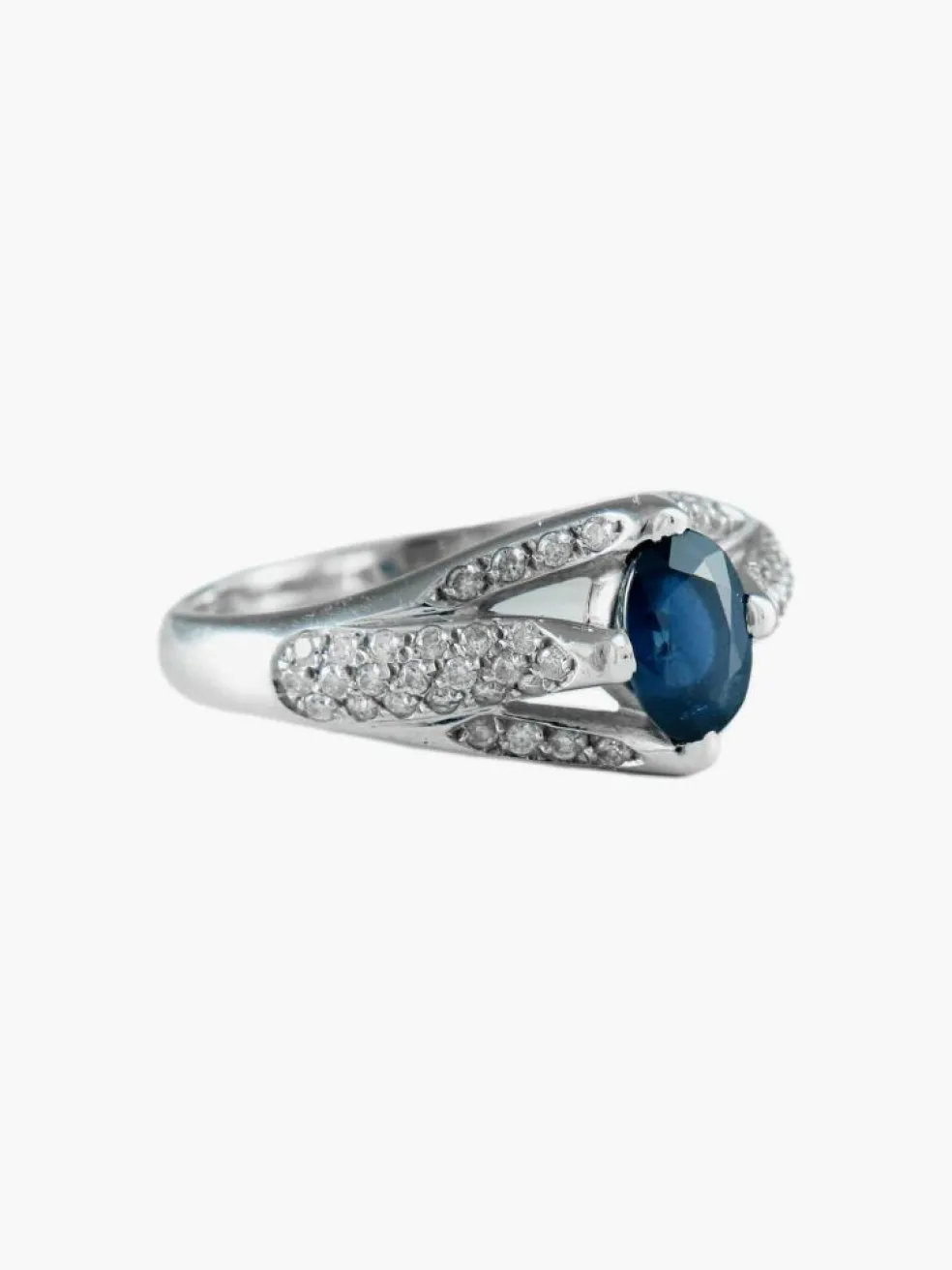 Bague Saphir et Diamants