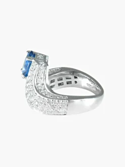Bague Saphir et Diamants