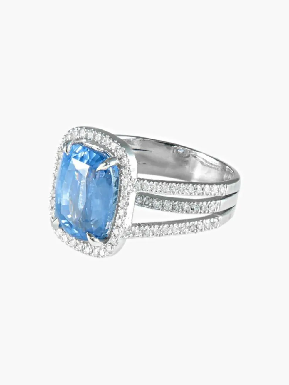 Bague Saphir et Diamants