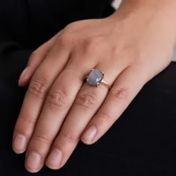Bague Saphir Etoilé Cabochon
