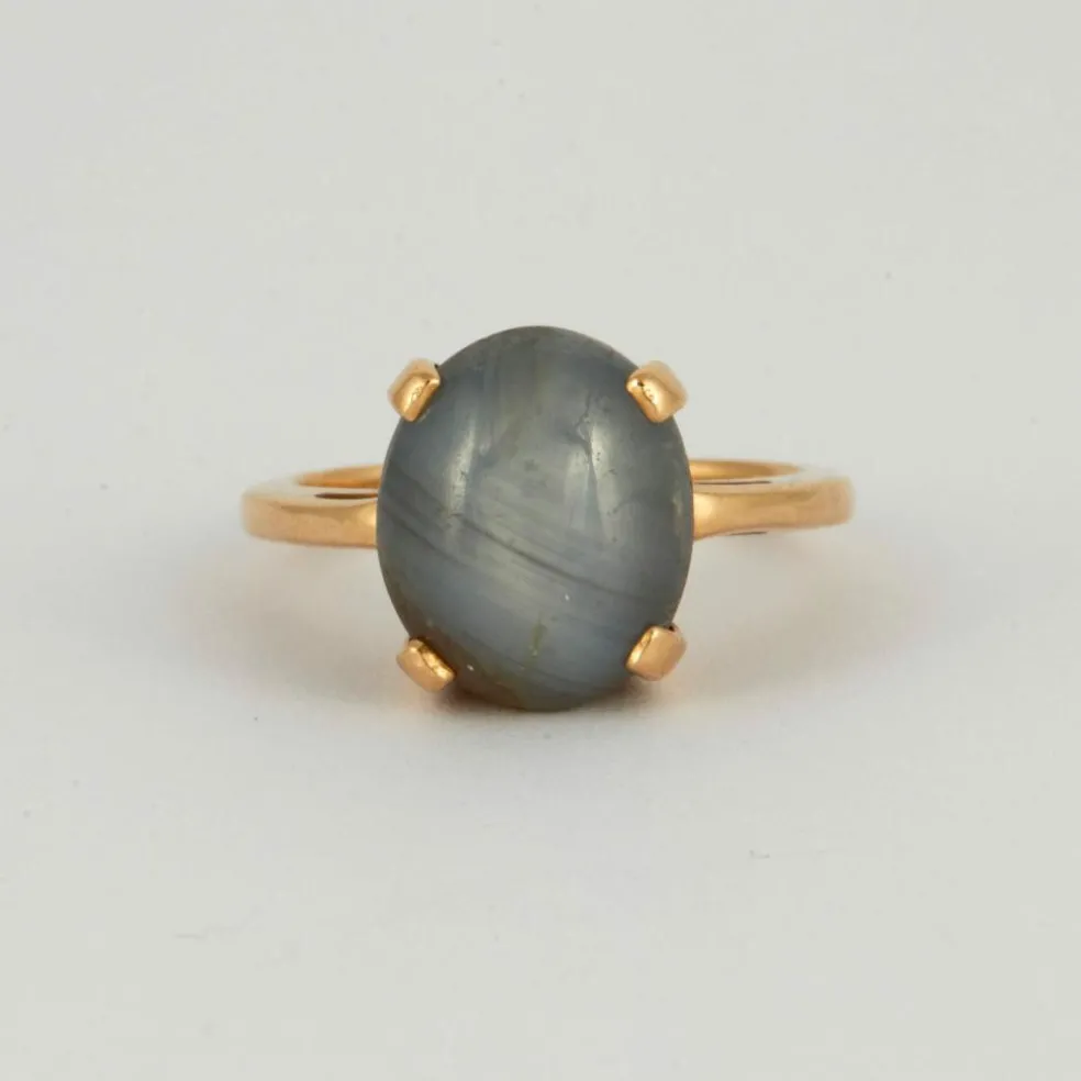 Bague Saphir Etoilé Cabochon