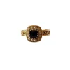 Bague Saphir perles