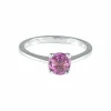 Bague Saphir rose