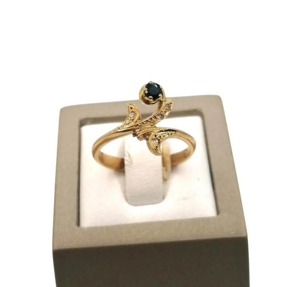 Bague saphir Vintage