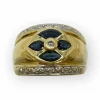 Bague saphirs et diamants