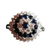 Bague Saphirs Et Diamants