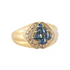 Bague Saphirs et Diamants