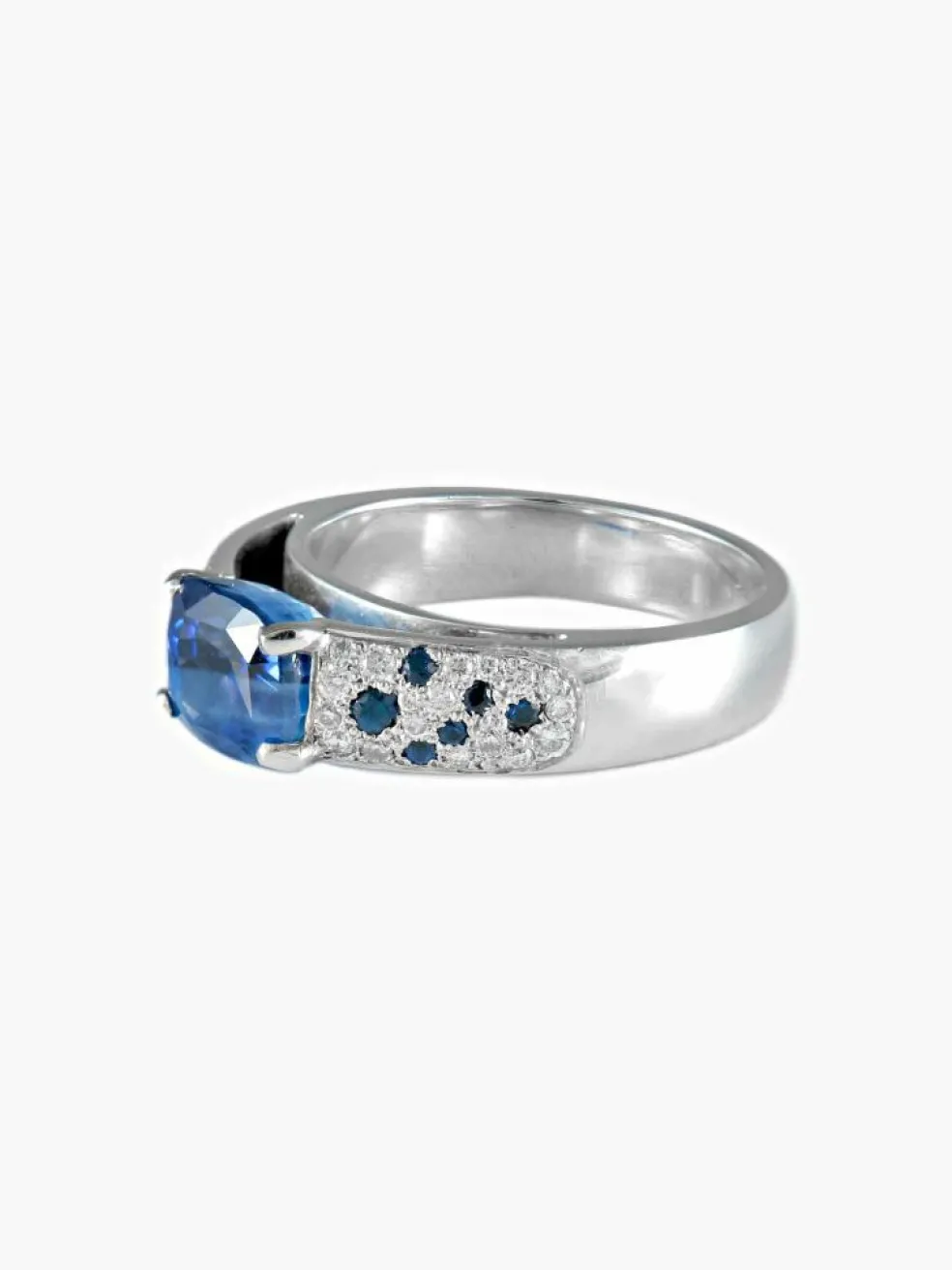 Bague Saphirs et Diamants