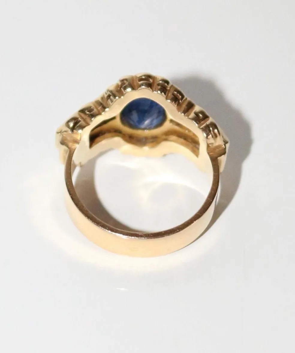 Bague Saphirs Et Diamants