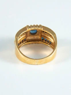 Bague Saphirs et Diamants