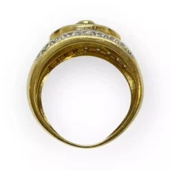 Bague saphirs et diamants