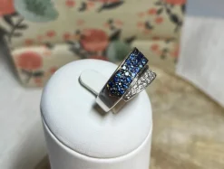 Bague Saphirs et Diamants
