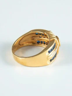 Bague Saphirs et Diamants
