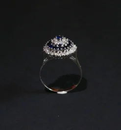 Bague Saphirs Et Diamants