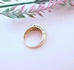 Bague Saphirs et Diamants Or