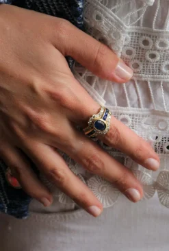 Bague Saphirs Et Diamants