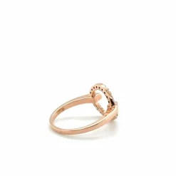 Bague Saturne Or Rose et Diamants