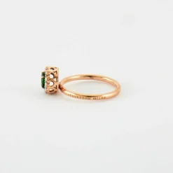 Bague Selim Mouzannar grenat tsavorite & diamants