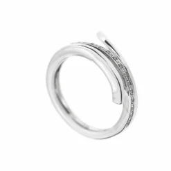Bague serpent diamants