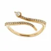 Bague serpent avec diamants