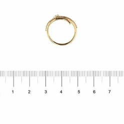Bague serpent avec diamants