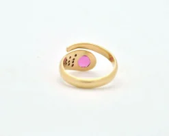 Bague serpent avec rubis et diamants
