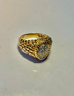 Bague serpent bicolore