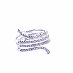 Bague serpent Diamants