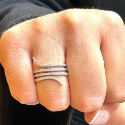 Bague serpent Diamants