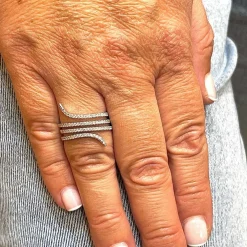 Bague serpent Diamants