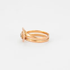 Bague Serpent or jaune diamant