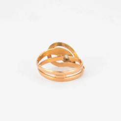 Bague Serpent or jaune diamant