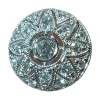 Bague sertie de diamants fleur or blanc