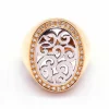 Bague SIGNAL en or bicolore et diamants