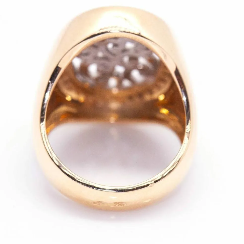 Bague SIGNAL en or bicolore et diamants