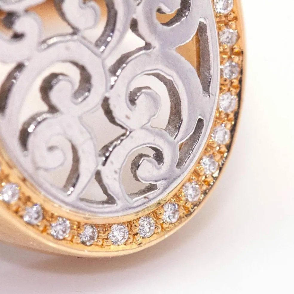 Bague SIGNAL en or bicolore et diamants