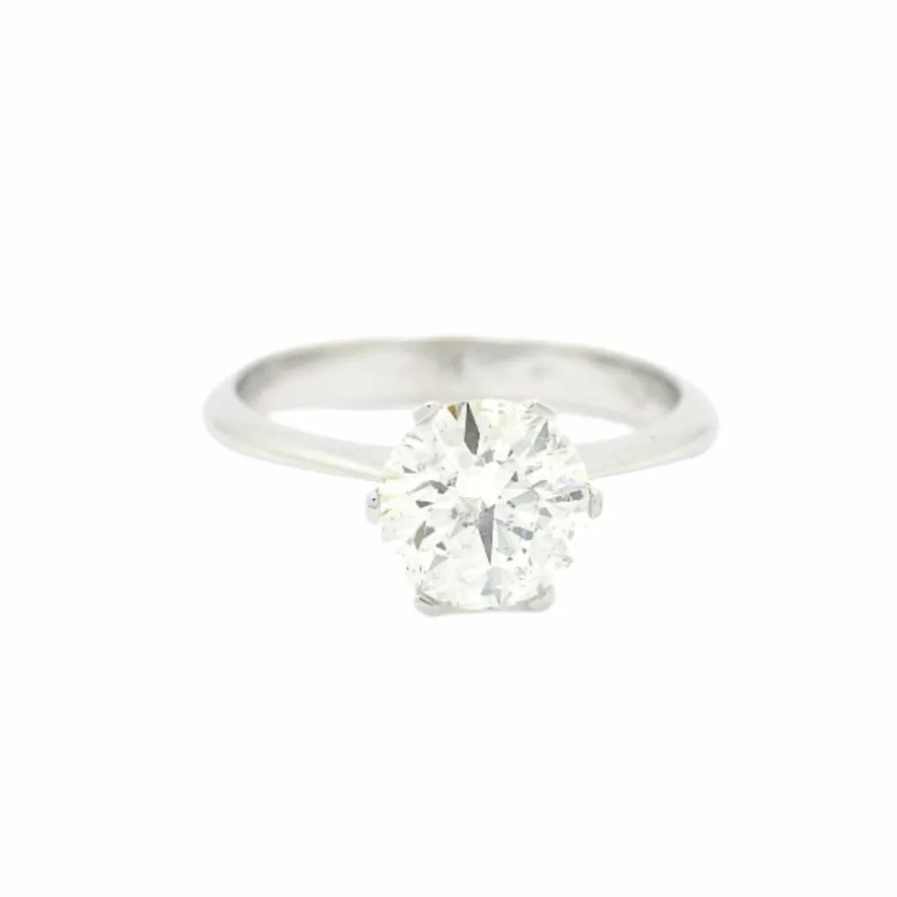 Bague solitaire 1,56 ct