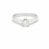 Bague solitaire 0,25 ct
