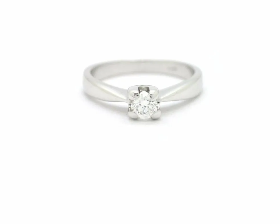 Bague solitaire 0,25 ct