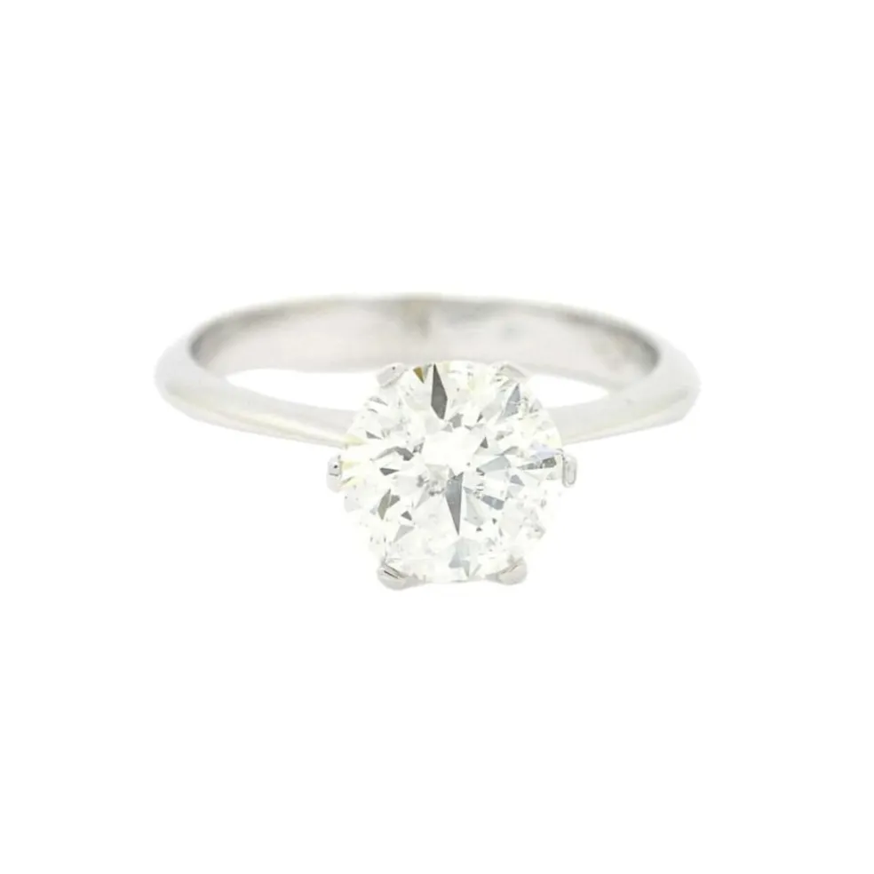 Bague solitaire 1,56 ct