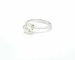 Bague solitaire 1,56 ct