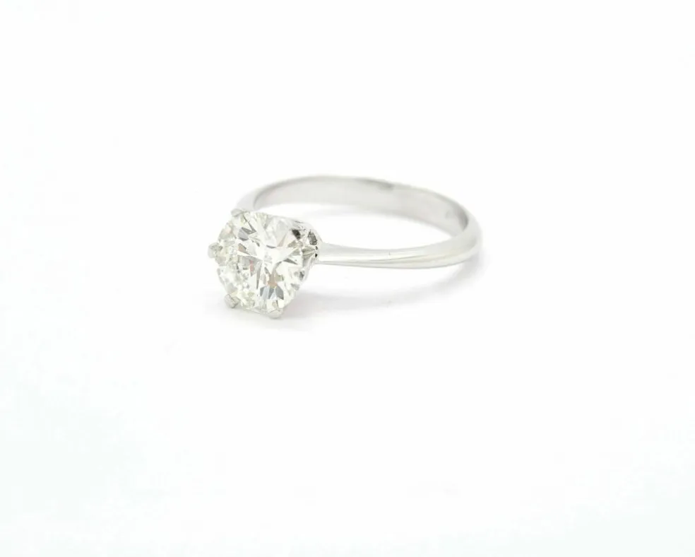 Bague solitaire 1,56 ct