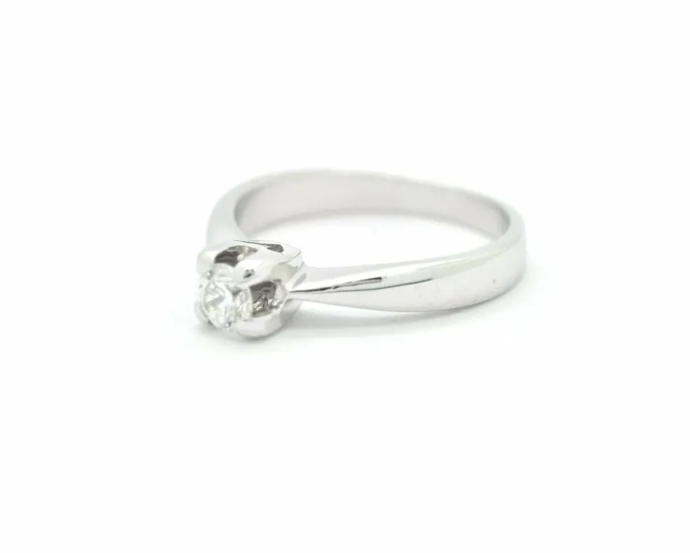 Bague solitaire 0,25 ct