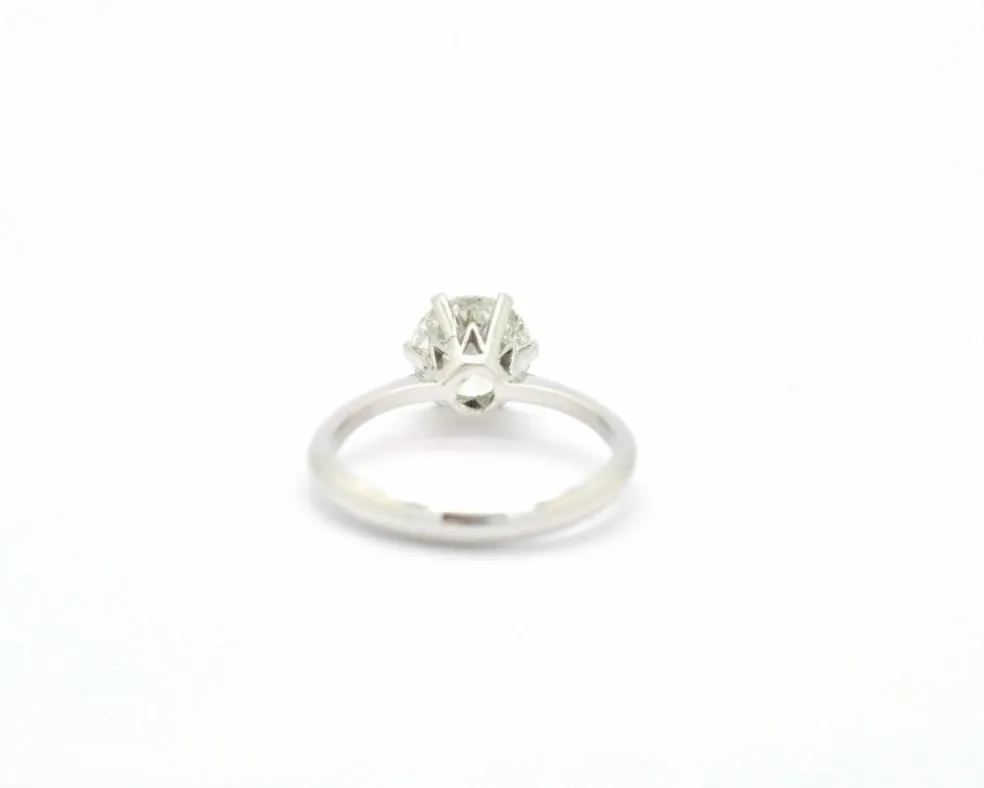 Bague solitaire 1,56 ct