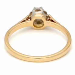 Bague solitaire 2 Ors Diamant