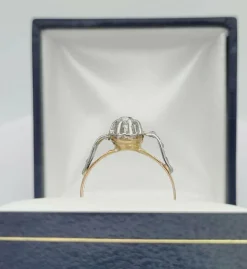 Bague solitaire 2 Ors Diamant