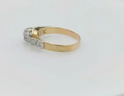 Bague solitaire 2 Ors Diamant