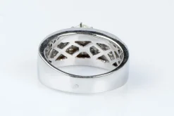 Bague Solitaire accompagné diamant 0.45ct